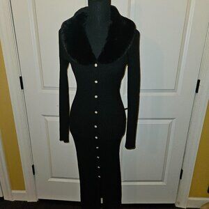 Taylor Black Sweater Dress